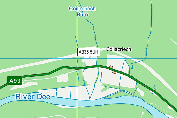 AB35 5UH map - OS VectorMap District (Ordnance Survey)