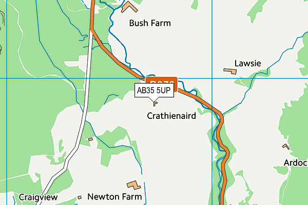 AB35 5UP map - OS VectorMap District (Ordnance Survey)