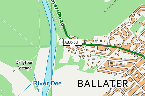 AB35 5UT map - OS VectorMap District (Ordnance Survey)