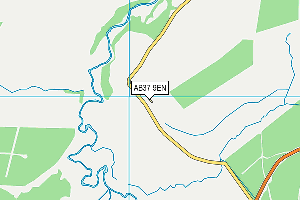 AB37 9EN map - OS VectorMap District (Ordnance Survey)