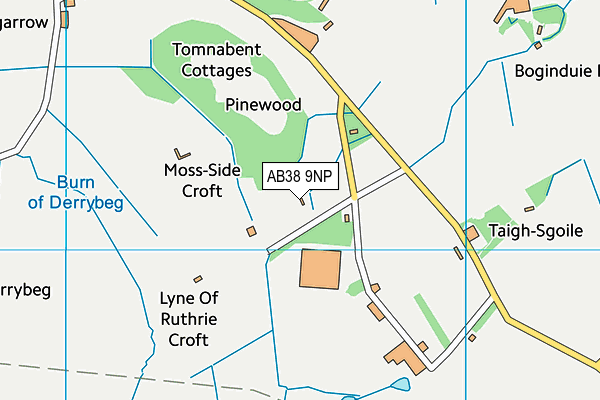 AB38 9NP map - OS VectorMap District (Ordnance Survey)