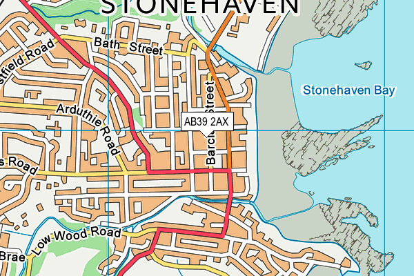 Map of BUCKET & SPADE STONEHAVEN LTD at district scale