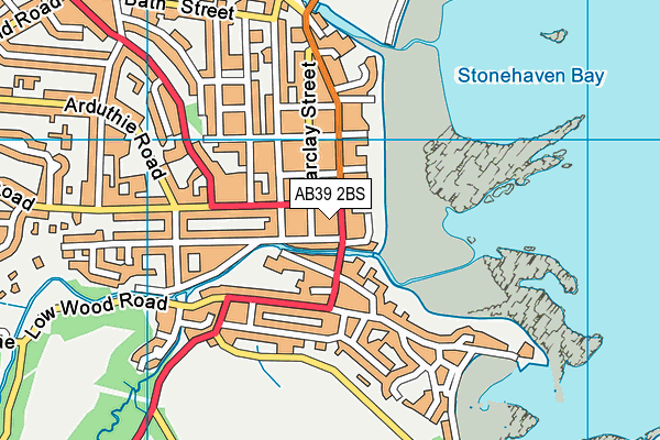 AB39 2BS map - OS VectorMap District (Ordnance Survey)