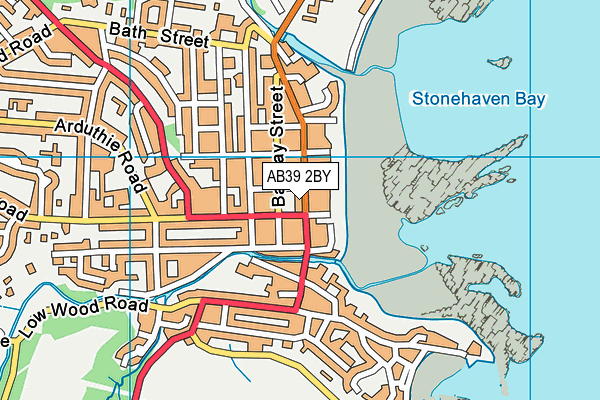 AB39 2BY map - OS VectorMap District (Ordnance Survey)
