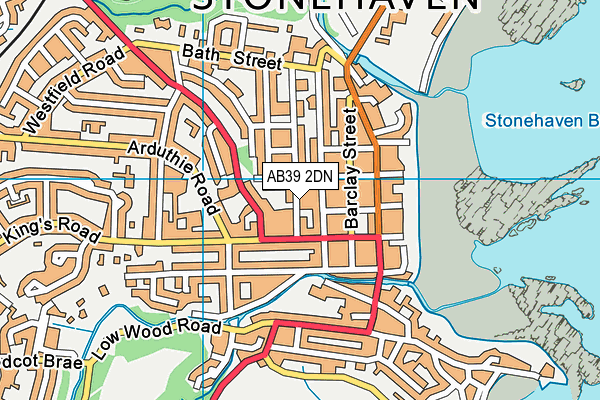 AB39 2DN map - OS VectorMap District (Ordnance Survey)