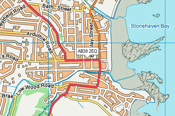 AB39 2EQ map - OS VectorMap District (Ordnance Survey)