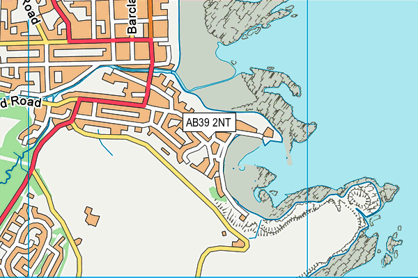 AB39 2NT map - OS VectorMap District (Ordnance Survey)