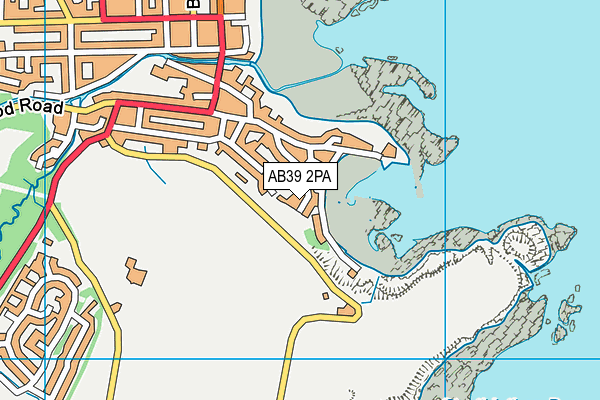 AB39 2PA map - OS VectorMap District (Ordnance Survey)