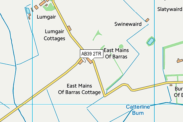 AB39 2TR map - OS VectorMap District (Ordnance Survey)