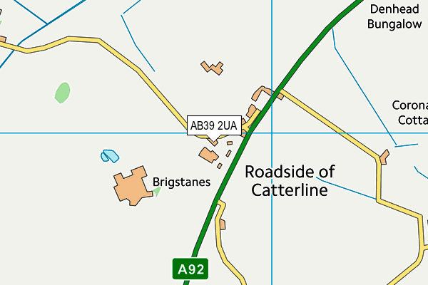 AB39 2UA map - OS VectorMap District (Ordnance Survey)