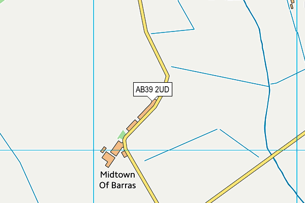 AB39 2UD map - OS VectorMap District (Ordnance Survey)