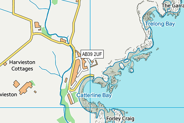 AB39 2UF map - OS VectorMap District (Ordnance Survey)