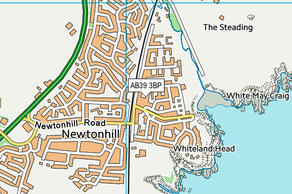 AB39 3BP map - OS VectorMap District (Ordnance Survey)