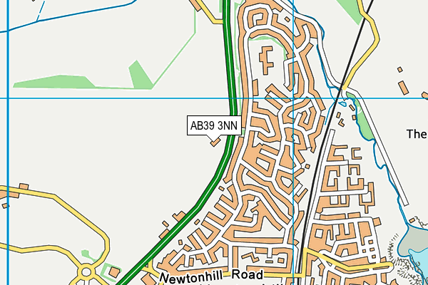 AB39 3NN map - OS VectorMap District (Ordnance Survey)