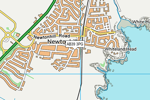 AB39 3PG map - OS VectorMap District (Ordnance Survey)