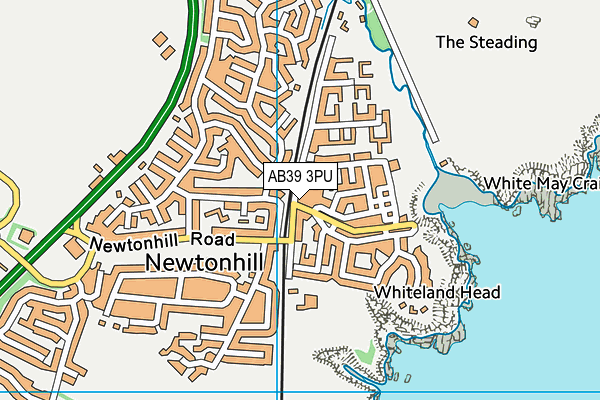 AB39 3PU map - OS VectorMap District (Ordnance Survey)