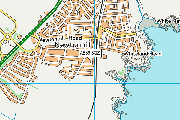 AB39 3QZ map - OS VectorMap District (Ordnance Survey)