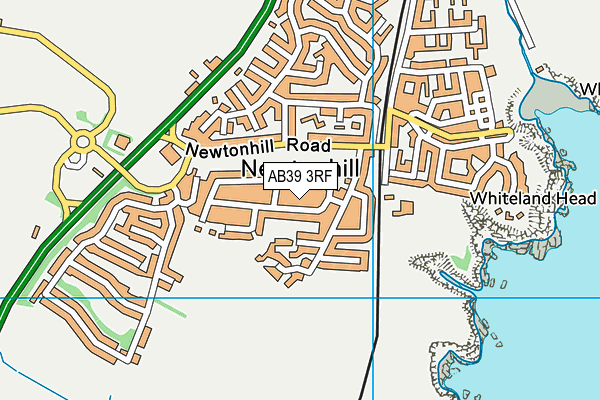 AB39 3RF map - OS VectorMap District (Ordnance Survey)