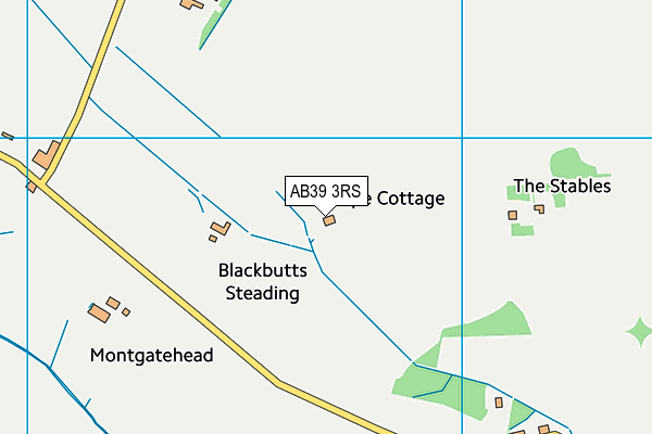 AB39 3RS map - OS VectorMap District (Ordnance Survey)