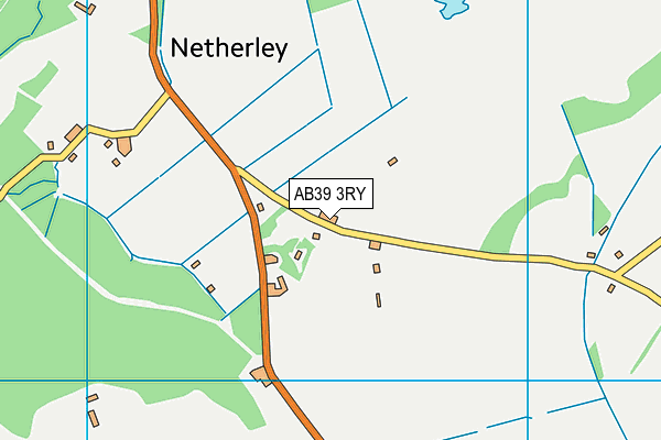 AB39 3RY map - OS VectorMap District (Ordnance Survey)