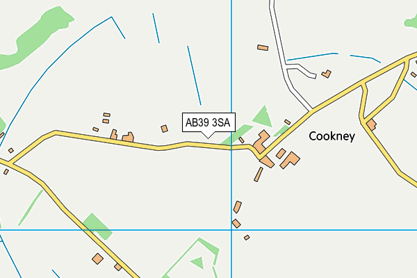 AB39 3SA map - OS VectorMap District (Ordnance Survey)