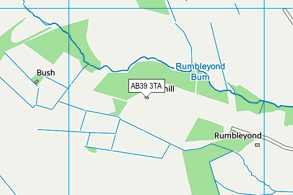 AB39 3TA map - OS VectorMap District (Ordnance Survey)