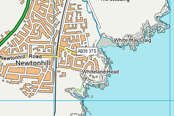 AB39 3TS map - OS VectorMap District (Ordnance Survey)