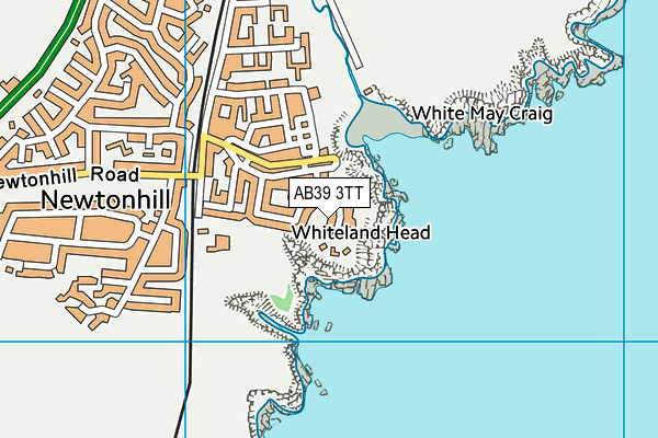 AB39 3TT map - OS VectorMap District (Ordnance Survey)