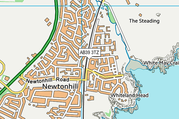 AB39 3TZ map - OS VectorMap District (Ordnance Survey)