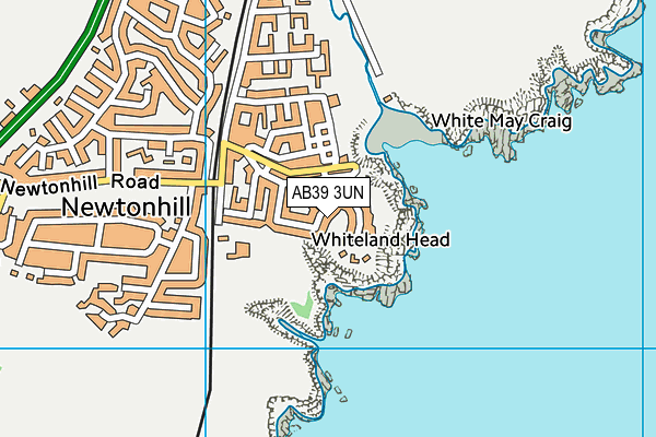 AB39 3UN map - OS VectorMap District (Ordnance Survey)