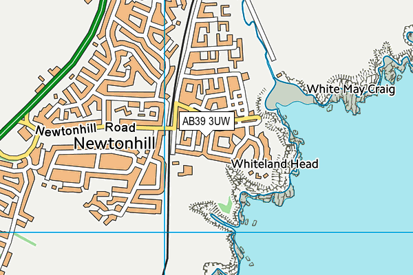 AB39 3UW map - OS VectorMap District (Ordnance Survey)