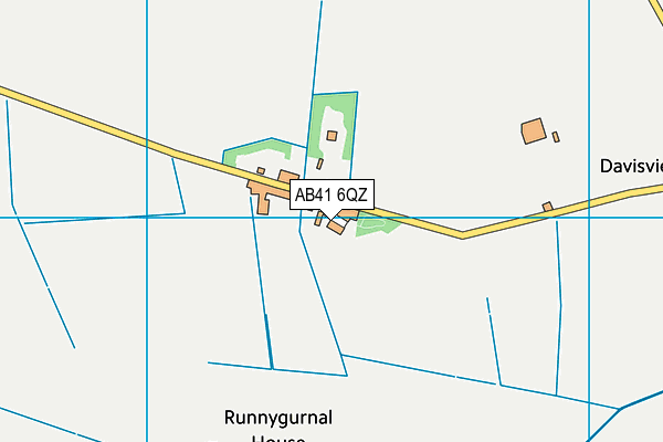 AB41 6QZ map - OS VectorMap District (Ordnance Survey)