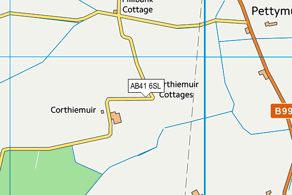 AB41 6SL map - OS VectorMap District (Ordnance Survey)