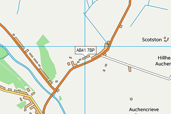 AB41 7BP map - OS VectorMap District (Ordnance Survey)