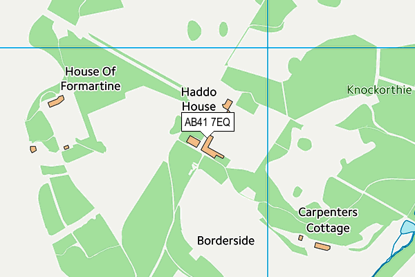 AB41 7EQ map - OS VectorMap District (Ordnance Survey)