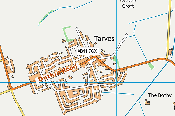 AB41 7GX map - OS VectorMap District (Ordnance Survey)