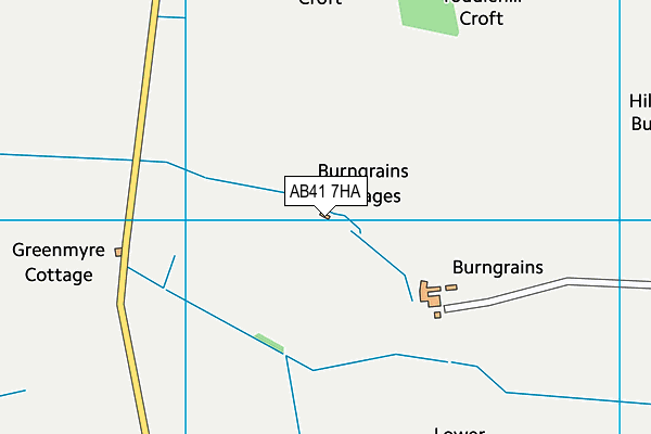 AB41 7HA map - OS VectorMap District (Ordnance Survey)