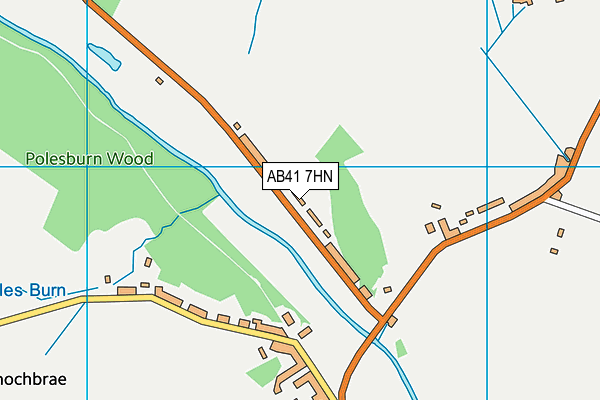 AB41 7HN map - OS VectorMap District (Ordnance Survey)