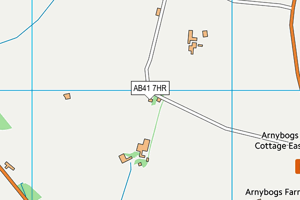 AB41 7HR map - OS VectorMap District (Ordnance Survey)