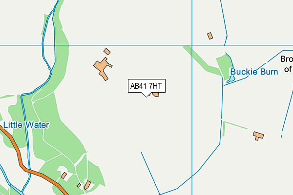 AB41 7HT map - OS VectorMap District (Ordnance Survey)