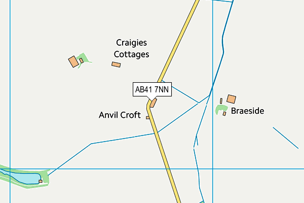 AB41 7NN map - OS VectorMap District (Ordnance Survey)