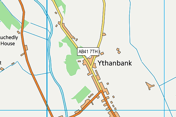 AB41 7TH map - OS VectorMap District (Ordnance Survey)