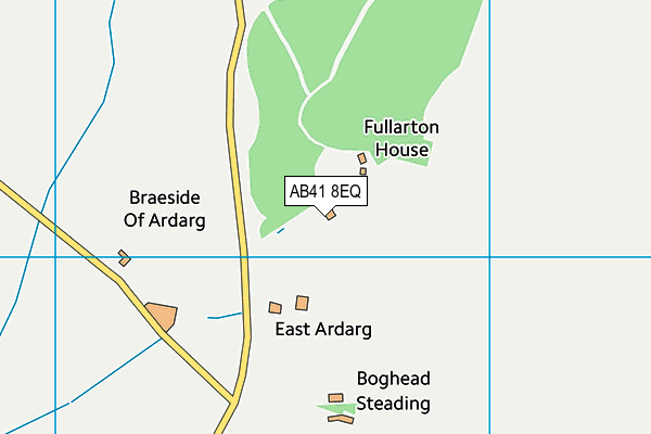 AB41 8EQ map - OS VectorMap District (Ordnance Survey)