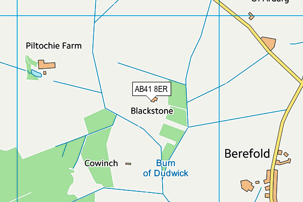 AB41 8ER map - OS VectorMap District (Ordnance Survey)