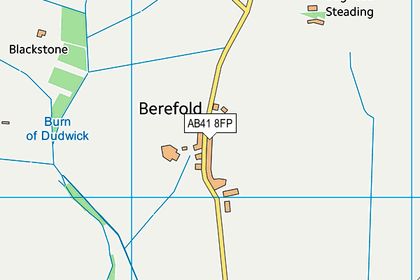 AB41 8FP map - OS VectorMap District (Ordnance Survey)