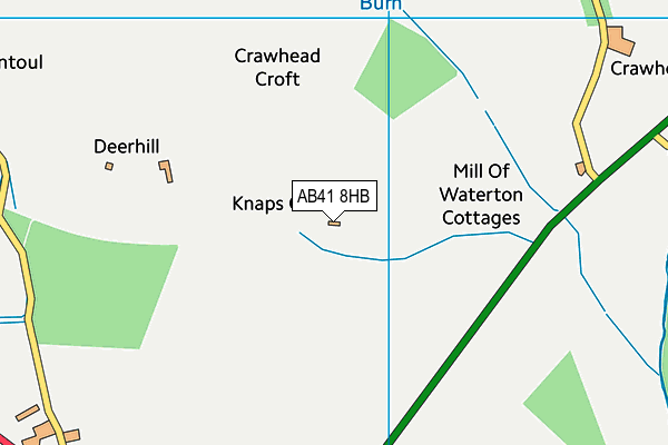 AB41 8HB map - OS VectorMap District (Ordnance Survey)