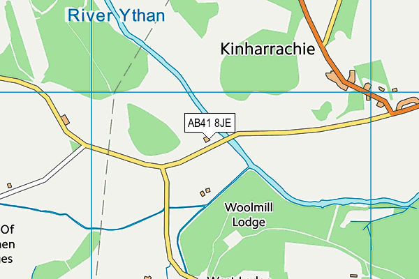 AB41 8JE map - OS VectorMap District (Ordnance Survey)