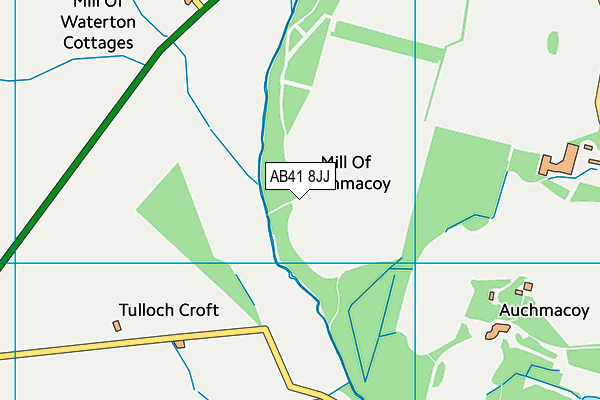 AB41 8JJ map - OS VectorMap District (Ordnance Survey)