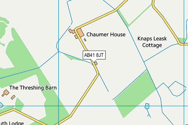 AB41 8JT map - OS VectorMap District (Ordnance Survey)