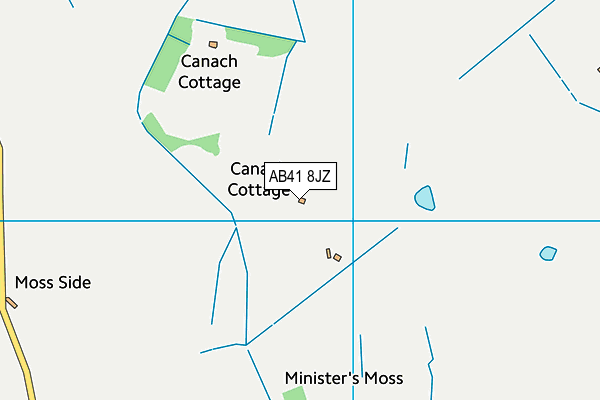 AB41 8JZ map - OS VectorMap District (Ordnance Survey)